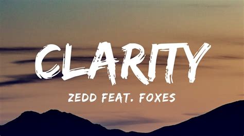 clarity lyrics|More.